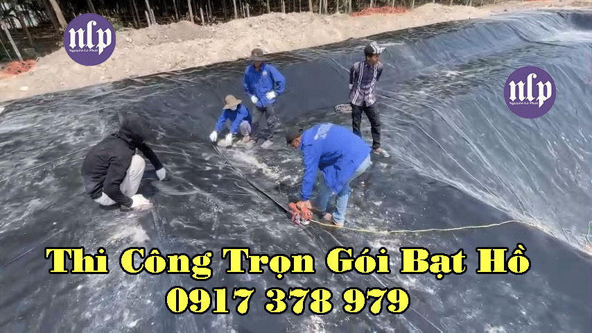 bạt lót ao hồ tại Phú Giáo