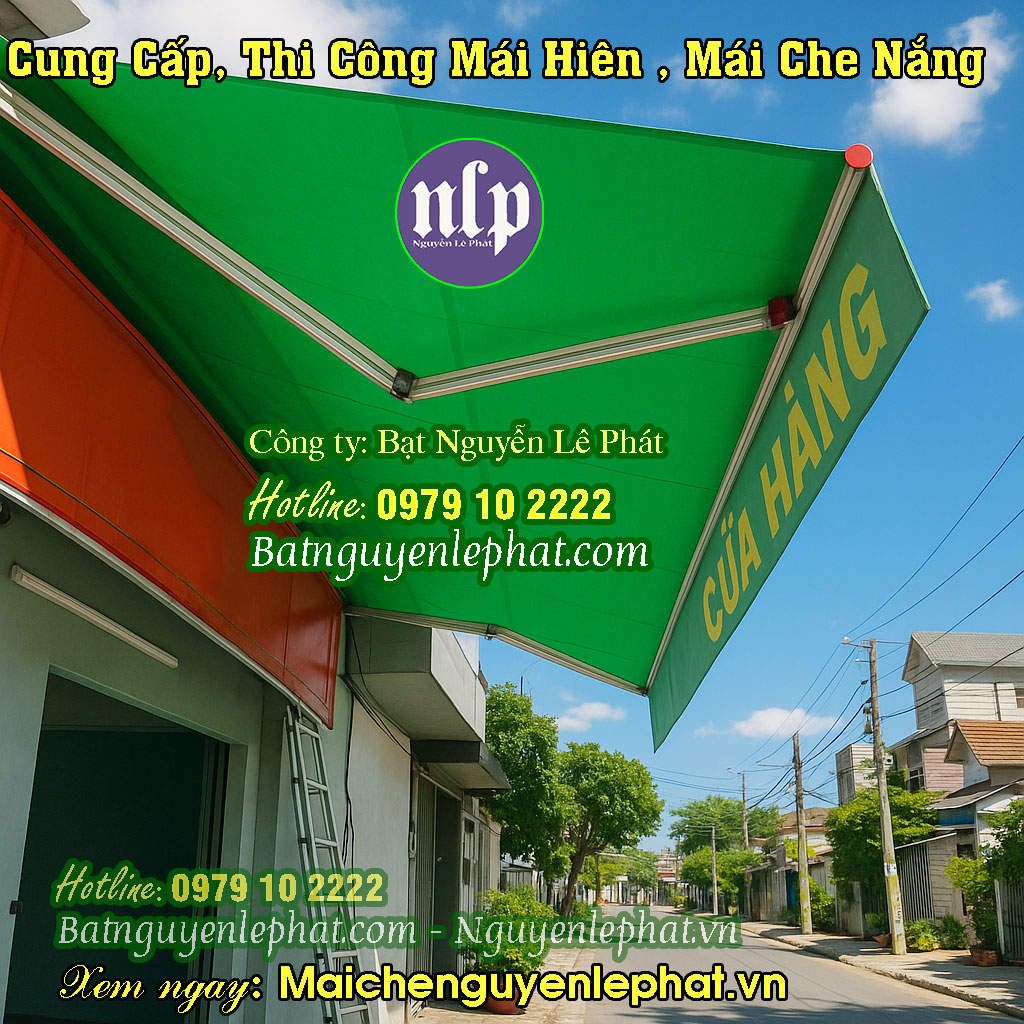 May Ép Bạt Mái Hiên Mái Xếp Che Nắng Tại Vũng Tàu