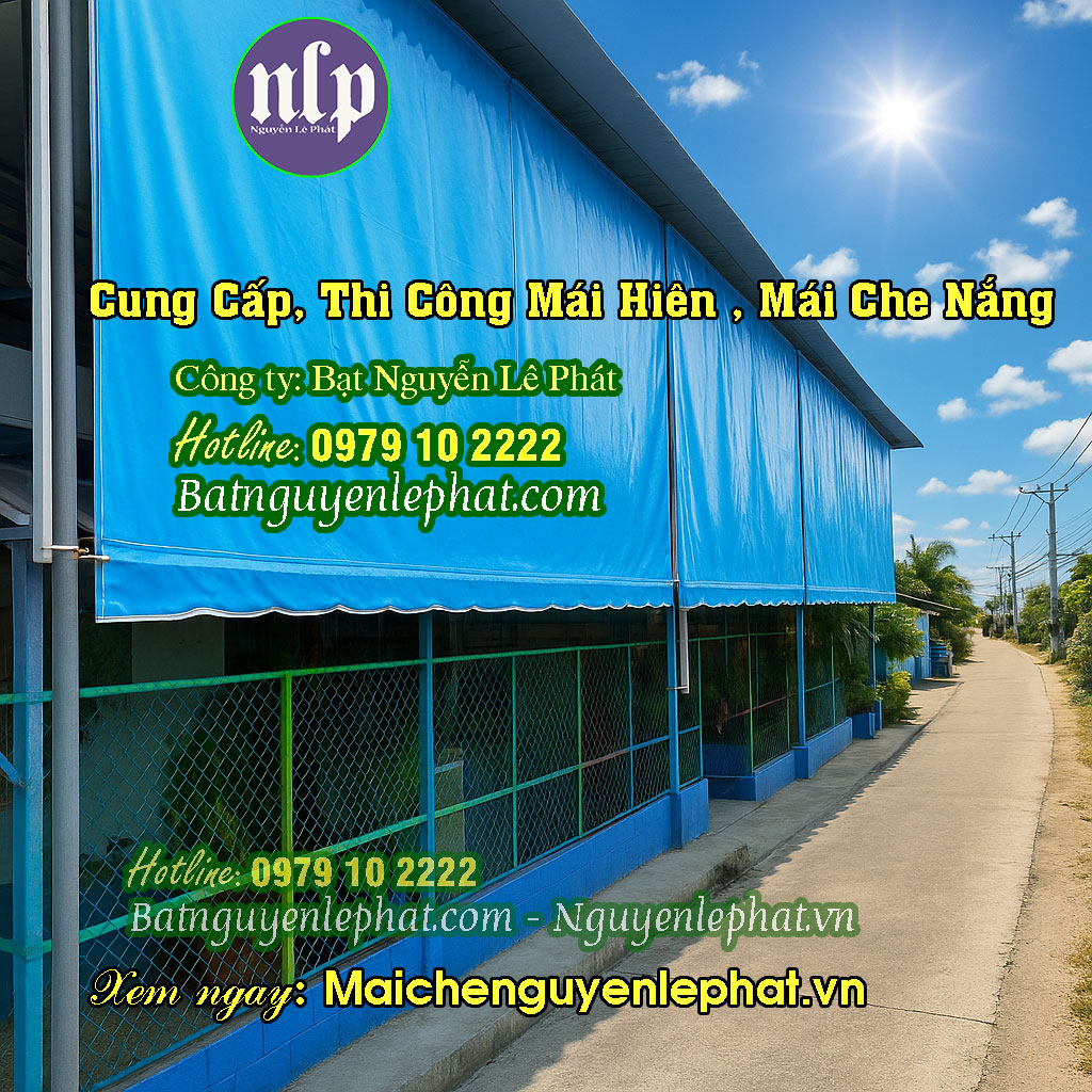 Thi Công Bạt Mái Thả Ban Công Quận 2 HCM