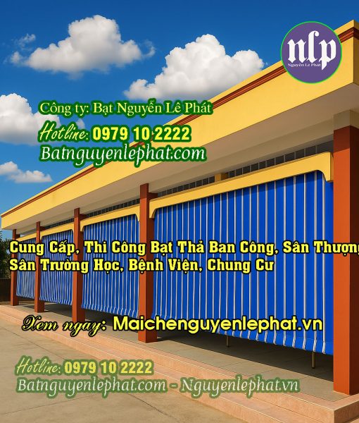 Thi Công Lắp Mái Bạt Che Nắng Mưa Hiên Nhà Tại Tân Uyên