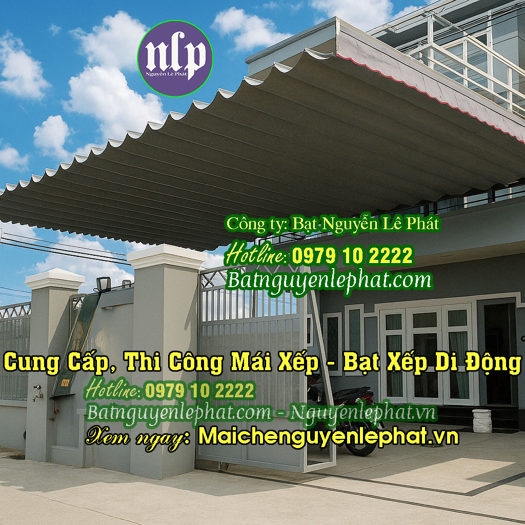 thi công mái xếp di động – bạt xếp lượn sóng thi công mái xếp di động – bạt xếp lượn sóng