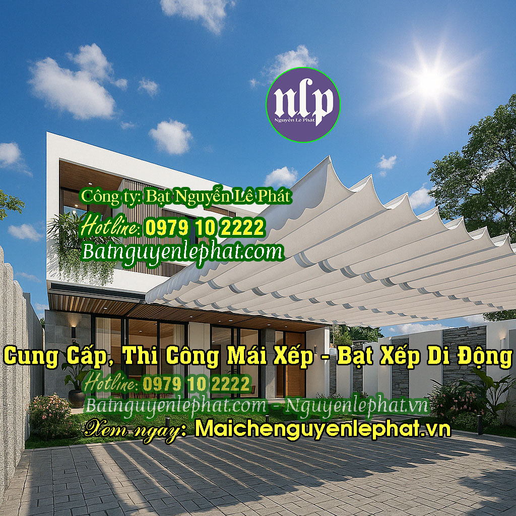 thi công mái xếp di động – bạt xếp lượn sóng thi công mái xếp di động – bạt xếp lượn sóng