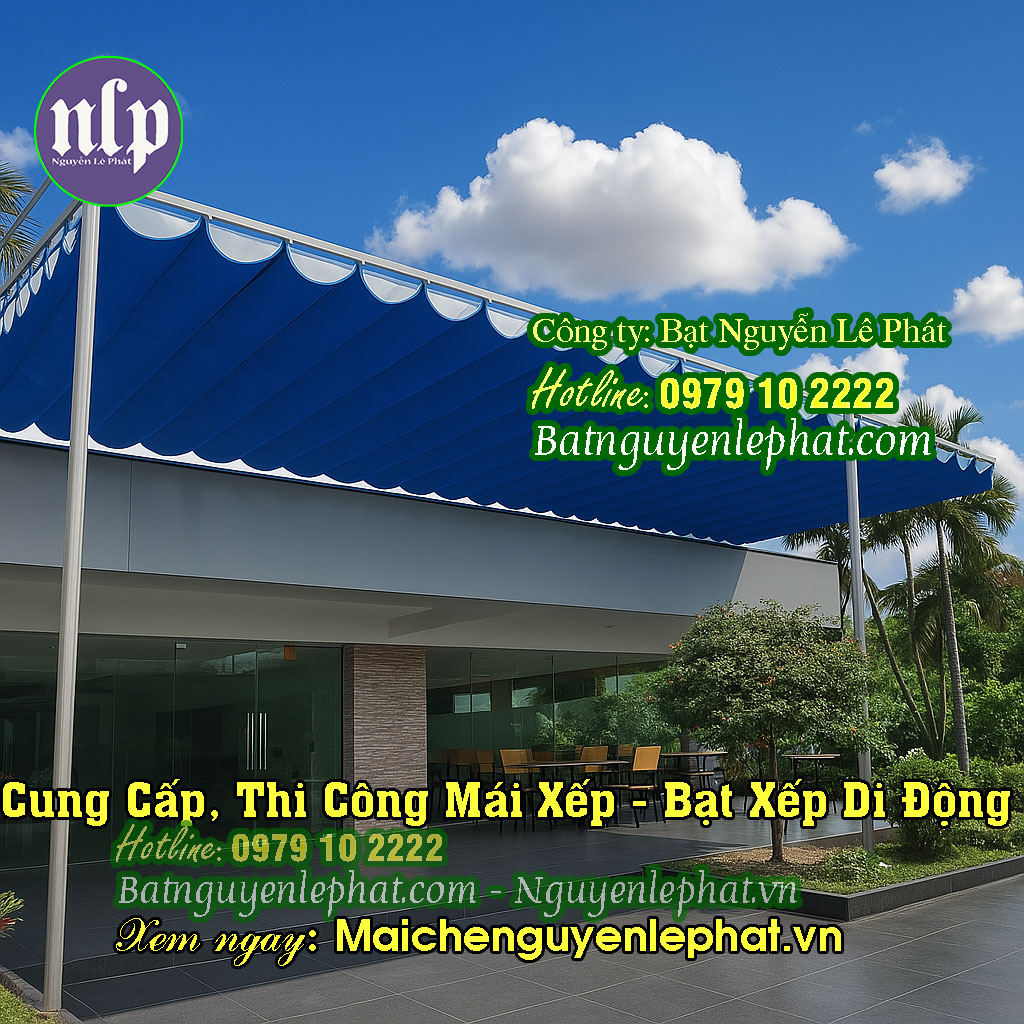 thi công mái xếp di động thi công mái xếp di động