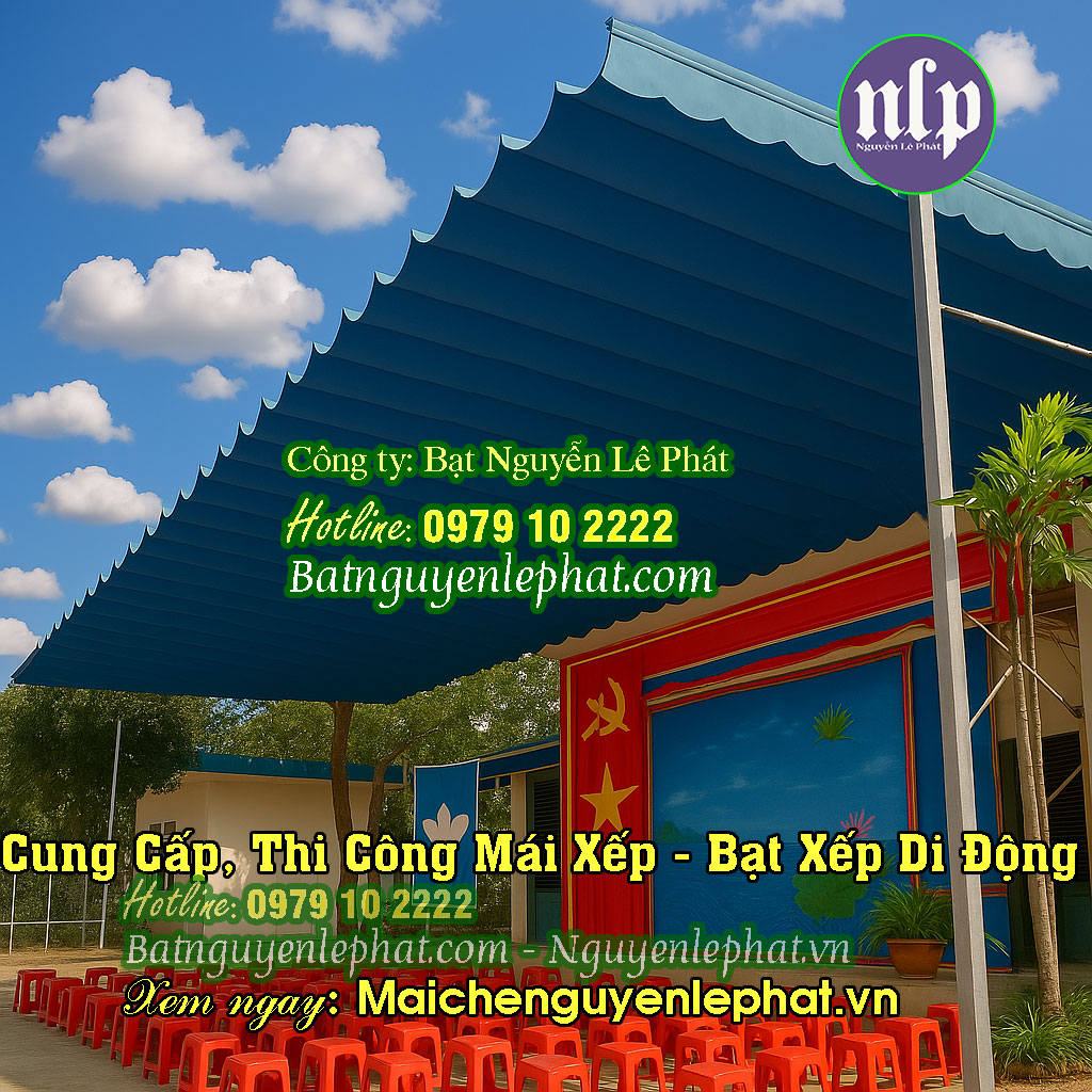 thi công mái xếp di động thi công mái xếp di động