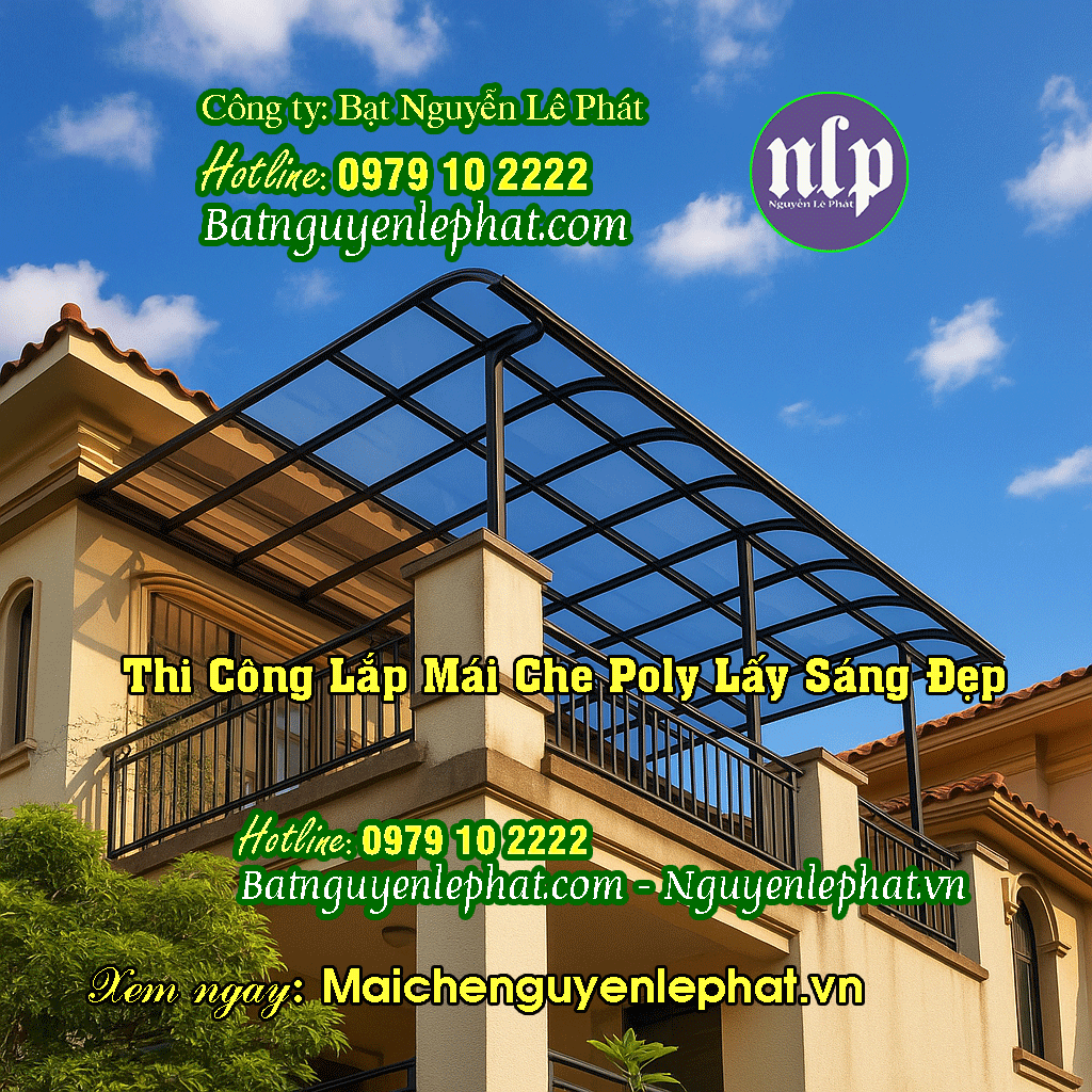 Mái Che Bạt Nhựa, Mái Che Poly Lấy Sáng tại Dĩ An Mái Che Bạt Nhựa, Mái Che Poly Lấy Sáng tại Dĩ An