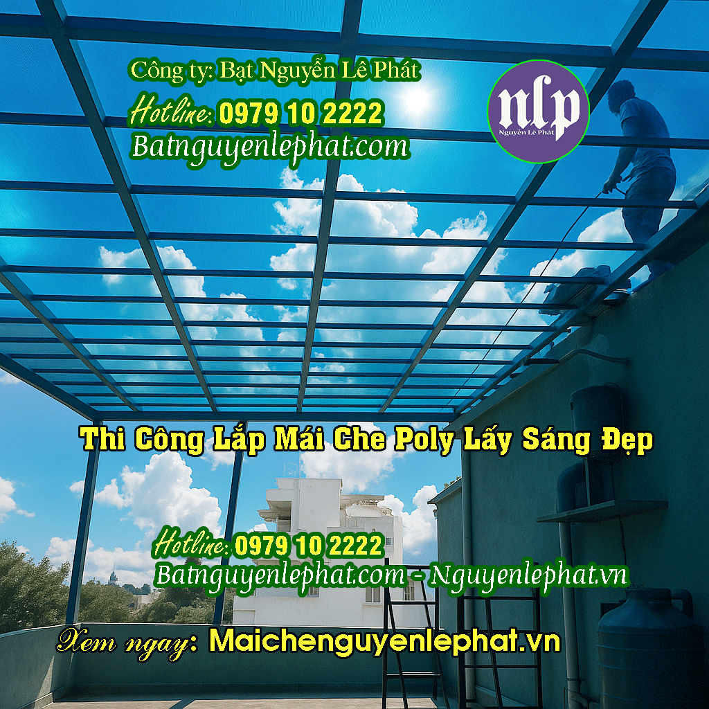 Mái Che Bạt Nhựa, Mái Che Poly Lấy Sáng tại Dĩ An Mái Che Bạt Nhựa, Mái Che Poly Lấy Sáng tại Dĩ An