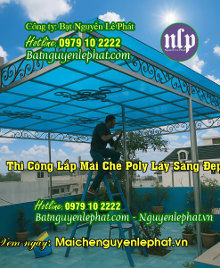 Mái Che Nhựa Poly Lấy Sáng Tại Thủ Dầu Một Bình Dương